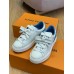 Louis Vuitton Time Out Sneakers with Blue Signature Back Louis Vuitton Time Out Sneakers with Blue Signature Back