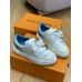 Louis Vuitton Time Out Sneakers with Blue Signature Back Louis Vuitton Time Out Sneakers with Blue Signature Back