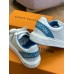Louis Vuitton Time Out Sneakers with Blue Signature Back Louis Vuitton Time Out Sneakers with Blue Signature Back