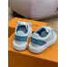 Louis Vuitton Time Out Sneakers with Blue Signature Back Louis Vuitton Time Out Sneakers with Blue Signature Back