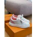 Louis Vuitton Time Out Sneakers with Pink Signature Back Louis Vuitton Time Out Sneakers with Pink Signature Back