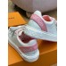 Louis Vuitton Time Out Sneakers with Pink Signature Back Louis Vuitton Time Out Sneakers with Pink Signature Back