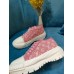 Louis Vuitton LV Squad Sneakers In Pink Monogram Denim