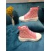 Louis Vuitton LV Squad Sneaker Boots In Pink Monogram Denim Louis Vuitton LV Squad Sneaker Boots In Pink Monogram Denim