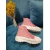Louis Vuitton LV Squad Sneaker Boots In Pink Monogram Denim Louis Vuitton LV Squad Sneaker Boots In Pink Monogram Denim