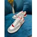 Louis Vuitton Charlie Sneakers In White Leather With Red Detail Louis Vuitton Charlie Sneakers In White Leather With Red Detail