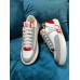 Louis Vuitton Charlie Sneakers In White Leather With Red Detail Louis Vuitton Charlie Sneakers In White Leather With Red Detail