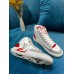 Louis Vuitton White Charlie Sneaker Boots With Red Detail