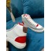 Louis Vuitton White Charlie Sneaker Boots With Red Detail