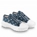Louis Vuitton LV Squad Sneakers In Blue Monogram Denim