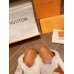 Louis Vuitton Paseo Flat Comfort Mules In Shearling