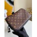 Louis Vuitton Kasai Clutch In Monogram Macassar Canvas M42838