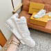 Louis Vuitton Men's LV Trainer Sneakers In Beige Monogram Denim Louis Vuitton Men's LV Trainer Sneakers In Beige Monogram Denim