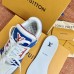Louis Vuitton Men's LV Trainer Sneakers In Blue/White Leather Louis Vuitton Men's LV Trainer Sneakers In Blue/White Leather