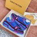 Louis Vuitton Men's LV Trainer Sneakers In Purple Crystals Louis Vuitton Men's LV Trainer Sneakers In Purple Crystals