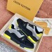 Louis Vuitton Men's LV Trainer Sneakers In Black Crystals Louis Vuitton Men's LV Trainer Sneakers In Black Crystals