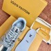 Louis Vuitton Men'sLV Trainer Sneakers In Metallic Canvas