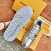 Louis Vuitton Men'sLV Trainer Sneakers In Metallic Canvas