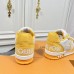 Louis Vuitton Men's LV Trainer Sneakers In Yellow Denim with Mesh