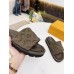 Louis Vuitton Pool Pillow Flat Comfort Mules Green