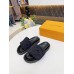 Louis Vuitton Pool Pillow Flat Comfort Mules Black