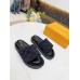 Louis Vuitton Pool Pillow Flat Comfort Mules Black