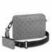 Louis Vuitton Duo Messenger In Monogram Shadow Leather M46104 Louis Vuitton Duo Messenger In Monogram Shadow Leather M46104