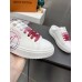 Louis Vuitton Time Out Open Back Sneakers with Fuchsia Printed Louis Vuitton Time Out Open Back Sneakers with Fuchsia Printed