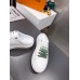 Louis Vuitton Time Out Open Back Sneakers with Green Printed