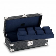 Louis Vuitton 8 Watches Case In Damier Graphite Canvas N48226 Louis Vuitton 8 Watches Case In Damier Graphite Canvas N48226