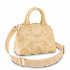 Louis Vuitton Alma BB Bag In Bubblegram Leather M59821 Louis Vuitton Alma BB Bag In Bubblegram Leather M59821