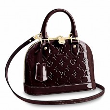Louis Vuitton Alma BB Bag In Monogram Vernis Leather M91678 Louis Vuitton Alma BB Bag In Monogram Vernis Leather M91678