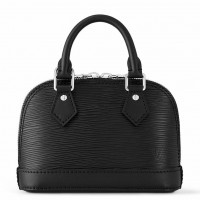 Louis Vuitton Alma Nano Bag In Black Epi Leather M81945 Louis Vuitton Alma Nano Bag In Black Epi Leather M81945
