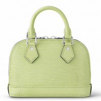Louis Vuitton Alma Nano Bag In Light Green Epi Leather M82403 Louis Vuitton Alma Nano Bag In Light Green Epi Leather M82403
