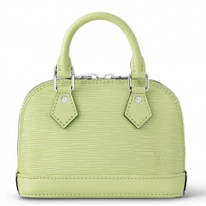 Louis Vuitton Alma Nano Bag In Light Green Epi Leather M82403 Louis Vuitton Alma Nano Bag In Light Green Epi Leather M82403