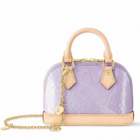 Louis Vuitton Alma Nano Bag in Monogram Vernis M82974 Louis Vuitton Alma Nano Bag in Monogram Vernis M82974
