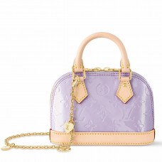 Louis Vuitton Alma Nano Bag in Monogram Vernis M82974 Louis Vuitton Alma Nano Bag in Monogram Vernis M82974