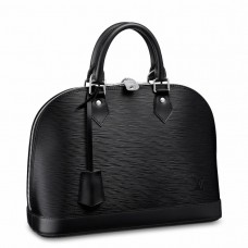 Louis Vuitton Alma PM Bag In Black Epi Leather M40302 Louis Vuitton Alma PM Bag In Black Epi Leather M40302