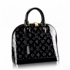 Louis Vuitton Alma PM Bag In Monogram Vernis Leather M90185 Louis Vuitton Alma PM Bag In Monogram Vernis Leather M90185
