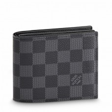Louis Vuitton Amerigo Wallet In Damier Graphite Canvas N60053 Louis Vuitton Amerigo Wallet In Damier Graphite Canvas N60053