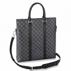 Louis Vuitton Anton Tote Bag In Damier Graphite Canvas N40000