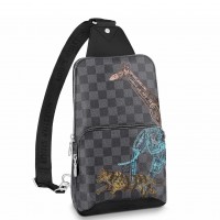 Louis Vuitton Avenue Sling Bag In Damier Graphite Canvas N45277 Louis Vuitton Avenue Sling Bag In Damier Graphite Canvas N45277