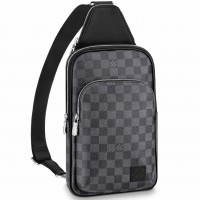 Louis Vuitton Avenue Sling Bag In Damier Graphite Canvas N45302 Louis Vuitton Avenue Sling Bag In Damier Graphite Canvas N45302