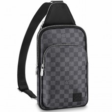 Louis Vuitton Avenue Sling Bag In Damier Graphite Canvas N45302 Louis Vuitton Avenue Sling Bag In Damier Graphite Canvas N45302