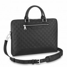 Louis Vuitton Avenue Soft Briefcase In Damier Infini Leather N41019 Louis Vuitton Avenue Soft Briefcase In Damier Infini Leather N41019