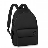 Louis Vuitton Backpack In Black LV Aerogram Leather M57079 Louis Vuitton Backpack In Black LV Aerogram Leather M57079
