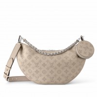 Louis Vuitton Baia MM Bag in Galet Mahina Leather M22823