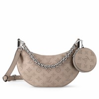 Louis Vuitton Baia PM Bag in Galet Mahina Leather M22820