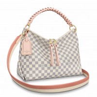 Louis Vuitton Beaubourg Hobo MM Bag In Damier Azur Canvas N40343 Louis Vuitton Beaubourg Hobo MM Bag In Damier Azur Canvas N40343