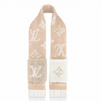 Louis Vuitton Beige Cold Reykjavik Scarf M74354